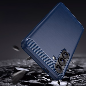 Carbon Ümbris jaoks Samsung Galaxy S25+ - sinine