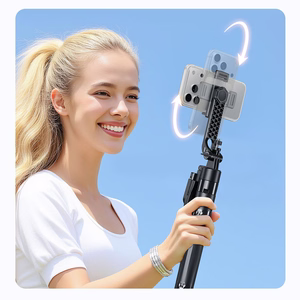 Selfipulk Orico SPN185 1/4 tolli statiiv telefoni kaamerale 360 kraadi pööramisega Bluetooth 5.2 - must