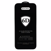 Tel Protect Full Glue 6D Karastatud klaas jaoks SAMSUNG GALAXY A35 5G/A55 5G Must - 10 PACK