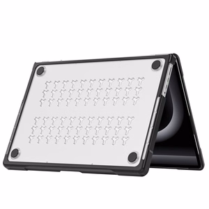 Tech-Protect Velar Case for MacBook Pro 14" 2021 / 2023 / 2025 / 2026 - Transparent Black