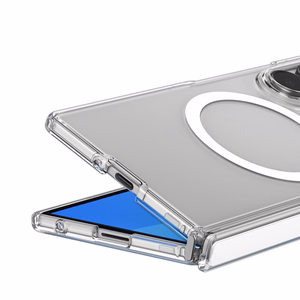 Spigen Ultra Hybrid Pro MagSafe ümbris Samsung Galaxy Z Fold8 Ultra telefonile – läbipaistev ja valge