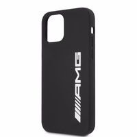 AMG Silicone Big Logo ümbris jaoks iPhone 12 Pro Max - must