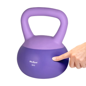 REBEL ACTIVE Soft Kettlebell pehme vinüülist sangpomm, 8 kg