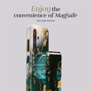 MIO Green Marble Magsafe ümbris kaardihoidjaga