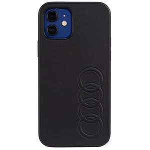 Audi Synthetic Leather iPhone 12/12 Pro 6.1" must/must hardcase AU-TPUPCIP12P-TT/D1-BK
