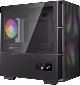 DeepCool CH360 DIGITAL Micro Tower must arvutikorpus