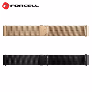 Strap to Samsung Galaxy Watch Forcell F-Design FS10 magnetic steel 22 mm must