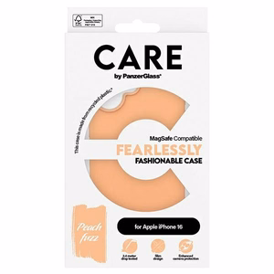CARE by PanzerGlass Fashion Ümbris iPhone 16 6.1" peach/peachy MagSafe 1389