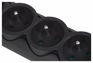 Ever OPTIMA surge protector 1.5 m (6 x UTE; 10 A; black) (T/LZ08-OPT015/0000)