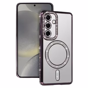 Bling Magsafe чехол для Samsung Galaxy A56 5G фиолетовый
