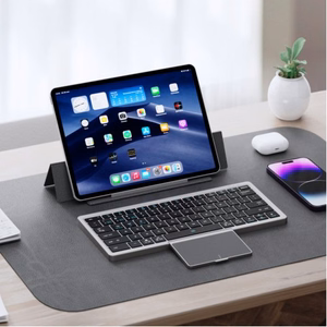 Dux Ducis Ok Series juhtmevaba Bluetooth klaviatuur puuteplaadiga must