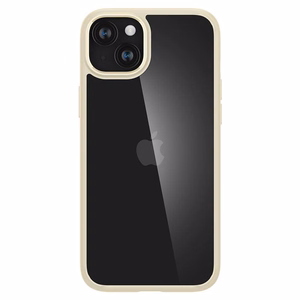 Spigen Crystal Hybrid iPhone 15 Plus Ümbris - läbipaistev Beige
