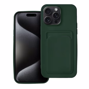 Ümbris jaoks iPhone 15 PRO MAX Card Ümbris zielony