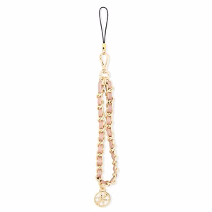 GUESS phone strap GUSTSAS4P (Chain Metal 4G Charm) roosa