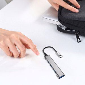 Dudao HUB 4in1 USB-C - 4x USB-A (3 x USB2.0 / USB3.0) 6.3cm must (A16T)