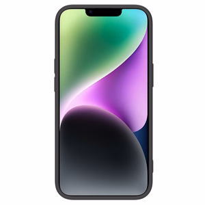 Nillkin CamShield Silky Silikoonist ümbris iPhone 14 Plus ümbris koos kaamerakaitsega Must