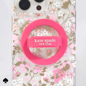 Kate Spade New York Magnetic Loop Grip MagSafe'i magnetiline sõrmehoidik telefonile, „Pom Pom Pink“