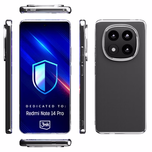 3mk Clear Ümbris jaoks Xiaomi Redmi Note 14 Pro - läbipaistev
