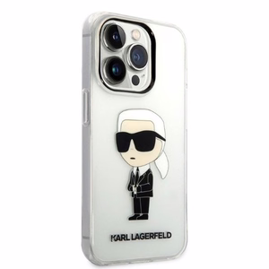 Karl Lagerfeld Ikonik Karl ümbris jaoks iPhone 14 Pro - läbipaistev