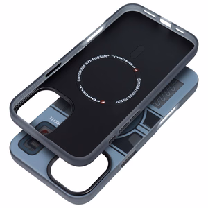 Ümbris jaoks iPhone 16 PLUS Forcell F-Protect Levels Dual Layer 4D technology compatible with Magsafe Military Drop-Test cyber hall