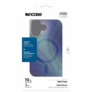 Incase Halo Case MagSafe'i toega ümbris iPhone 16-le, Tidal Ocean värvitoonis