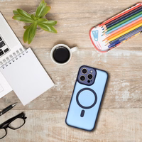 VARIETE MAG COVER Ümbris compatible koos MagSafe jaoks IPHONE 13 PRO tumesinine sinine