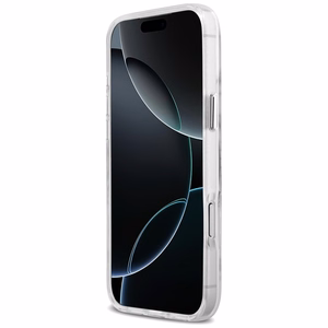 Guess Metal Outline MagSafe ümbris jaoks iPhone 17 Pro Max - hõbedane