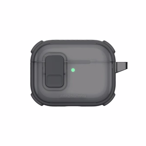 AmazingThing Titan Pro Mag ümbris läbipaistev AirPods Pro 3 jaoks - must