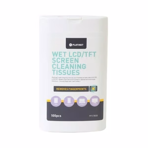 Niisked salvrätikud Platinet LCD / TFT ekraanidele 11x9,4cm (100tk)