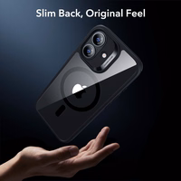 ESR Classic Hybrid MagSafe + Karastatud klaas Set jaoks iPhone 17 - Clear Must