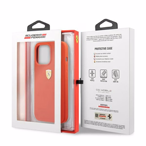 Ferrari FESSIHCP13XRE iPhone 13 Pro Max 6.7" punane/punane kõvakaaneline silikoonist ümbris