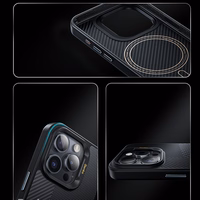 Benks Montage Magnetic Armor Pro Kevlar Ümbris Metal Frame 600D+1500D (MA62) jaoks Iphone 15 Pro Max must