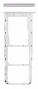 SIM card holder Samsung A226 A22 5G Valge original (service pack)