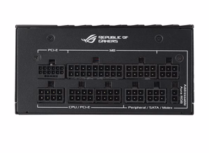 ASUS ROG Loki SFX-L 750W Platinum toiteplokk 20+4 pin ATX must, hõbedane