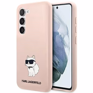 Karl Lagerfeld KLHCS23SSNCHBCP S23 S911 hardcase roosa/roosa Silicone Choupette