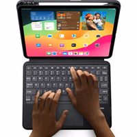 DUX DUCIS case DK foldable with Wireless Keyboard jaoks iPad Pro 11 (2024) must