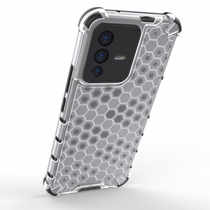 Honeycomb case бронированная крышка с гелевой рамкой Vivo V23 5G чёрный