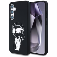 KARL LAGERFELD ümbris jaoks SAMSUNG S25 KLHMS25SPNYKGRTK (Magnetic Silicone Graffiti Ikonik) must