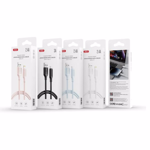 XO kaabel NB265 USB - Lightning 1,0m 2,4A must