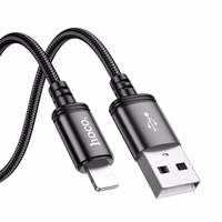 Kaabel USB A to Lightning Hoco 2,4A 2 m X89 must