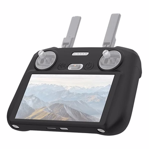 Silicone protective ümbris PULUZ jaoks DJI RC 2 (must)