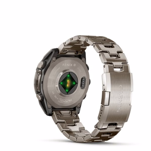 Garmin Fenix 8 3.56 cm (1.4") AMOLED 47 mm Digital 454 x 454 pixels Touchscreen Titanium Wi-Fi GPS (satellite)