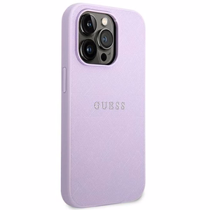 Guess Saffiano Strap Ümbris jaoks iPhone 14 Pro Max 6.7" - lilla