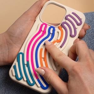 Чехол DIY Snake для iPhone 17 Pro 6,3" бежевый