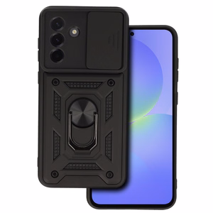 Slide Camera Armor Ümbris jaoks Samsung Galaxy A36 5G Must
