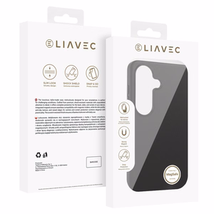 Liavec Silky ümbris metallist kaamera raamiga Samsung Galaxy S26 jaoks must