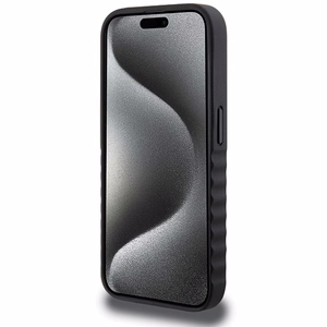 Mercedes Smooth Leather ümbris jaoks iPhone 15 Pro - must