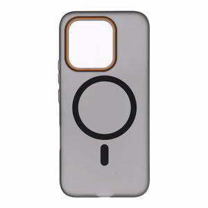 Чехол Honor 600 LITE Go Orange совместимый с MagSafe черный