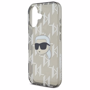 Karl Lagerfeld IML Karl Head Electroplated iPhone 16 Ümbris - must