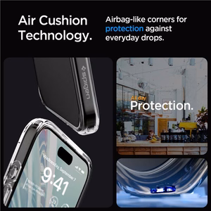 Spigen Crystal Hybrid iPhone 15 Pro Ümbris - läbipaistev